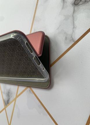 Чехол-книжка с рисунком для xiaomi redmi 9c/10a бордовый :: девушка с рюкзаком (принт 30) 4