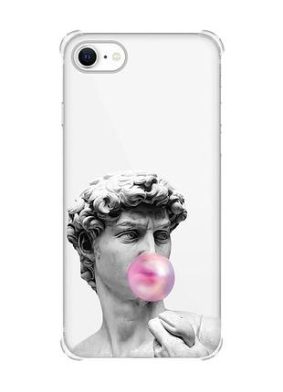 Чехол с утолщёнными углами на iphone 7/8/se 2020 :: скульптура (принт 352)