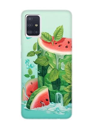 Чохол на samsung galaxy a71/a715 :: кавуновий айсберг (принт 339)