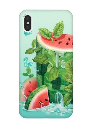 Чехол на iphone xs max :: арбузный айсберг (принт 339)