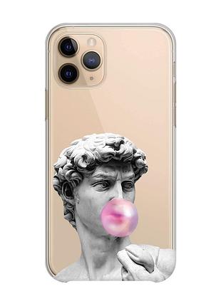 Прозрачный чехол на iphone 11 pro :: скульптура (принт 352)
