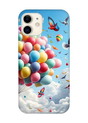 Чохол на iphone 12 mini :: повітряні кульки (принт 365)