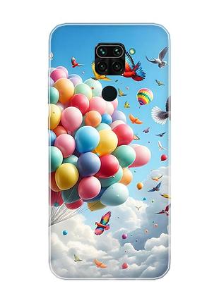 Чохол на xiaomi redmi note 9 :: повітряні кульки (принт 365)