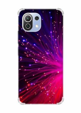Чехол с утолщёнными углами на xiaomi mi 11 lite :: салют (принт 98)