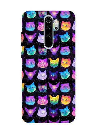 Чохол на xiaomi redmi note 8 pro :: котики фон (принт 362)