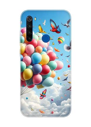 Чехол на xiaomi redmi note 8t :: воздушные шарики (принт 365)
