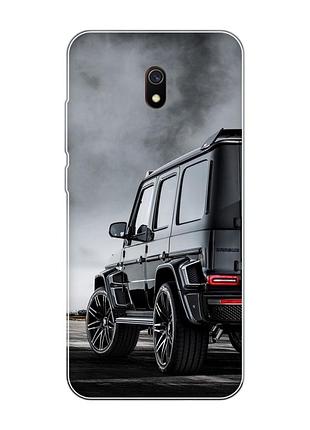 Чехол на xiaomi redmi 8a :: авто чёрное (принт 235)