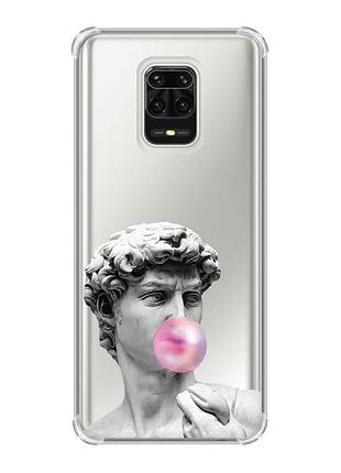 Чохол з потовщеними кутами на xiaomi redmi note 9 pro/ 9s/ 9 pro max :: скульптура (принт 352)
