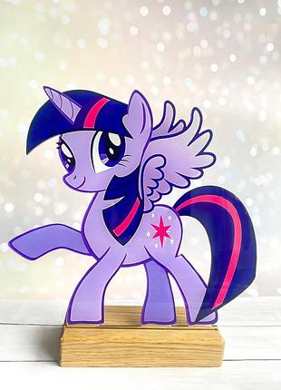 Детский ночник май литл пони искорка my little pony twilight sparkle