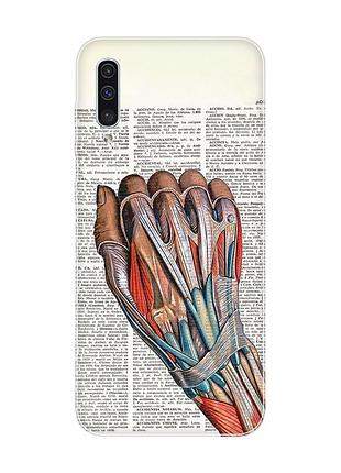Чехол на samsung galaxy a50 (2019) a505 :: анатомия руки (принт 298)