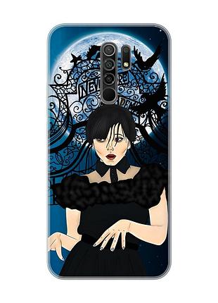 Чехол на xiaomi redmi 9 :: танец. уэнсдей (принт 212)