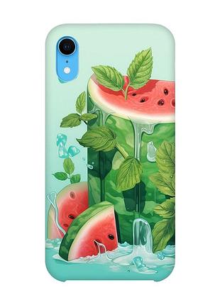 Чохол на iphone xr :: кавуновий айсберг (принт 339)