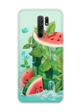 Чехол на xiaomi redmi 9 :: арбузный айсберг (принт 339)