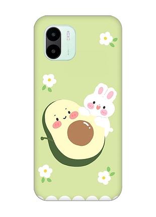Чехол на xiaomi redmi a1 :: авокадо и зайчонок (принт 311)