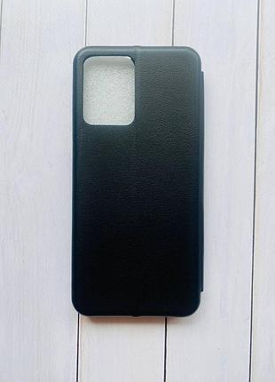 Чехол-книжка черный с рисунком на xiaomi redmi note 12 разноцветные сердечка (принт 334) 6
