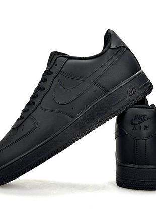 Мужские кроссовки nike air force 1 big size all black