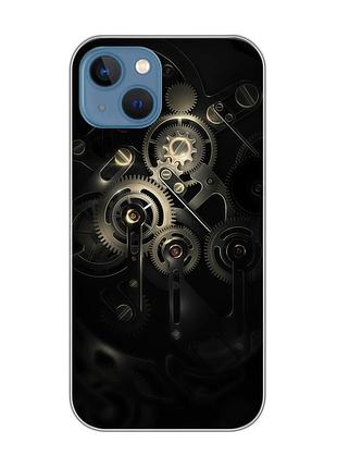 Магнитный чехол на iphone 13 (6.1) с поддержкой magsafe :: механизм (принт 238)