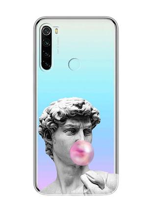 Прозорий чохол на xiaomi redmi note 8 :: скульптура (принт 352)