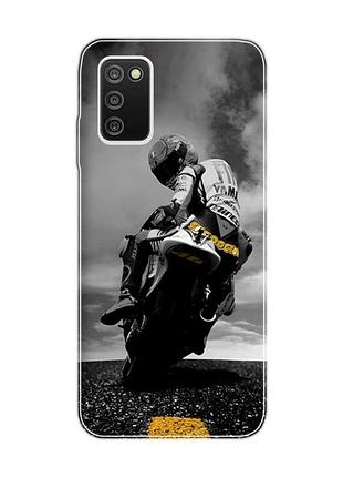 Чохол на samsung galaxy a03s :: мото (принт 69)