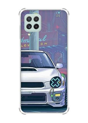 Чехол с утолщёнными углами на samsung galaxy a22 5g / a22s 5g авто аниме (принт: 239)