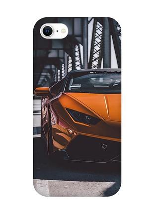 Чохол для iphone 7, 8 авто помаранчеве (принт: 237)
