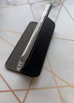 Чехол-книжка с рисунком для samsung galaxy a32 чёрный :: девушка с газетой (принт 31) 6