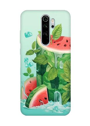 Чехол на xiaomi redmi note 8 pro :: арбузный айсберг (принт 339)