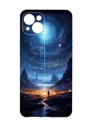 Чохол із захистом камер на iphone 15 plus :: космос (принт 244)