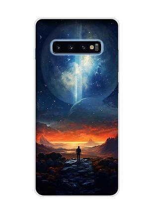 Чехол на samsung galaxy s10 plus :: космос (принт 247)