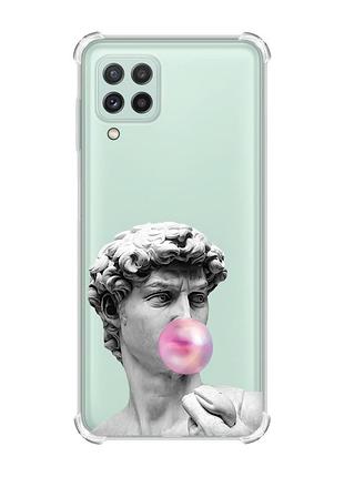 Чехол с утолщёнными углами на samsung galaxy m32/a22/m22 4g :: скульптура (принт 352)