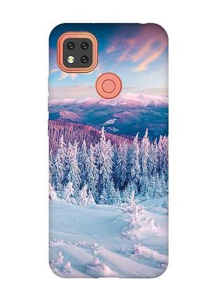 Чохол для xiaomi redmi 9c зимові гори (принт 163)