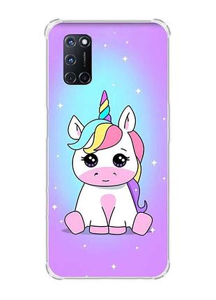 Чехол с рисунком на oppo a52/ a72/ a92 :: единорог (принт 103)