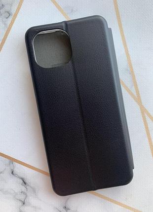 Чехол-книжка с рисунком для xiaomi mi 11 lite чёрный :: девушка с пионами (принт 11) 4