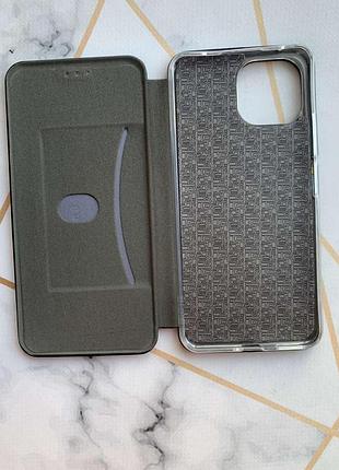 Чехол-книжка с рисунком для xiaomi mi 11 lite чёрный :: девушка с пионами (принт 11) 5