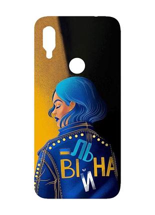 Матовый чехол с розовыми боками на xiaomi redmi note 7/7 pro :: вольная /принт 252/