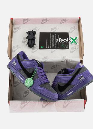 Nike sb dunk x supreme purple 5
