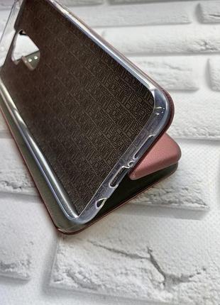 Чехол-книжка с рисунком для xiaomi redmi note 8 pro бордовый :: девушка с флагом (принт 263) 6