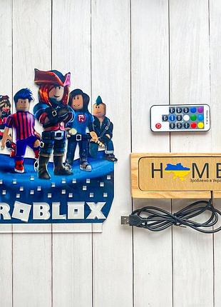 Детский ночник роблокс roblox (дизайн 25) 4