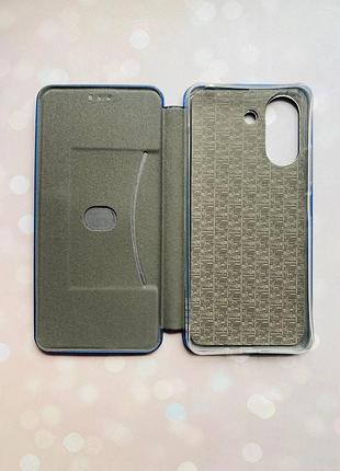 Чохол-книжка з малюнком для xiaomi redmi 13c/poco c65 синій :: дівчина з півоніями (принт 11) 5