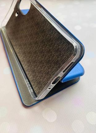Чохол-книжка з малюнком для xiaomi redmi 13c/poco c65 синій :: дівчина з півоніями (принт 11) 6
