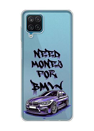 Прозорий чохол на samsung galaxy a12 4g :: хочу бмв (принт 386)