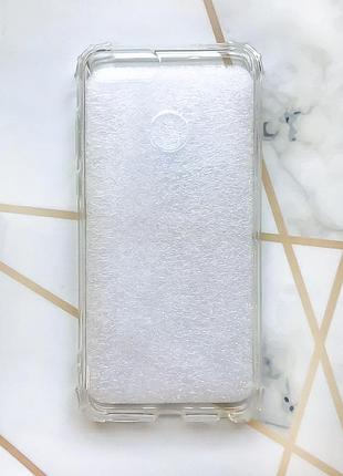 Ультратонкий прозорий силіконовий чохол з потовщеними кутами на xiaomi redmi 7