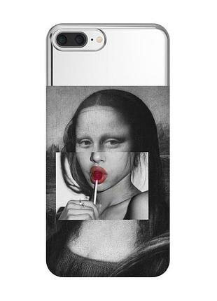 Прозорий чохол на iphone 7 plus/8 plus :: сучасна мона ліза (принт 351)