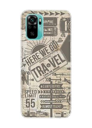 Чехол на xiaomi redmi note 10 / note 10s :: путешествия (принт 324)
