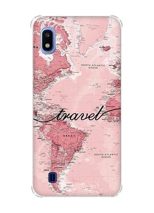 Чохол з потовщеними кутами на samsung galaxy a10 (2019)/a105 :: карта (принт 319)