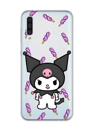 Прозорий чохол на samsung galaxy a50 (2019) a505/a30s куромі (принт 390)