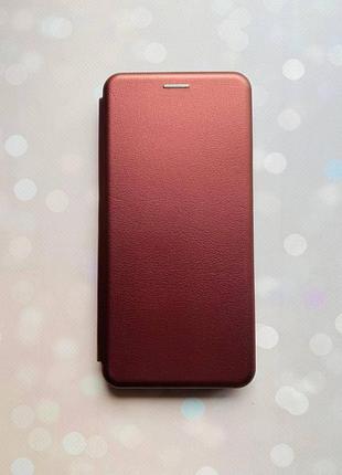 Чехол-книжка для xiaomi redmi note 13 4g :: бордовый