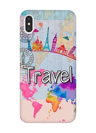 Чохол на iphone xs max :: подорож. travel (принт 321)