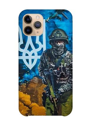 Чохол на apple iphone 11 pro (5,8) :: військовий (патріотичний принт 349)