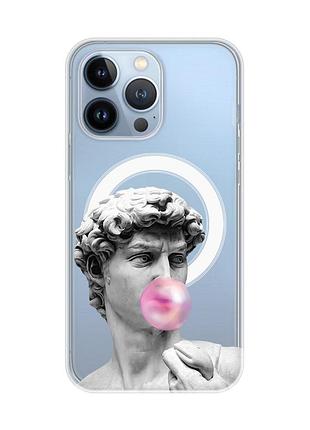 Магнітний чохол на iphone 13 pro (6.1) із підтримкою magsafe :: скульптура (принт 352)